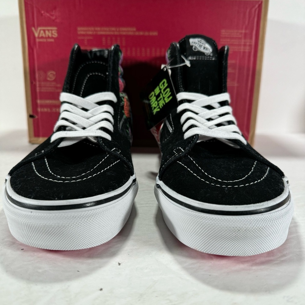 Vans Sk8-Hi Dia De Los Muertos Day Of The Dead Black Sneakers Men Size 10 - Picture 3 of 12